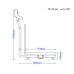 باسکول پرینتردار محک 300 کیلوگرم استیل - Image 3