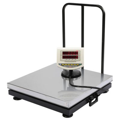 باسکول500کیلوگرم نمایشگر دیواری-سینی استیل