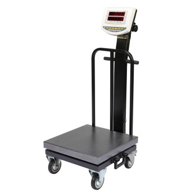 باسکول 200 کیلوگرم -سینی گالوانیزه چرخدار