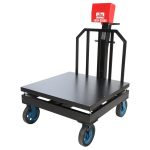 باسکول 2000 کیلوگرم نمایشگر ثابت -چرخ پاترولی (120*120سانتیمتر ) - تصویر 2