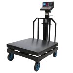 باسکول پرینتردار محک 1500 کیلوگرم چرخدار (ابعاد 100* 100)