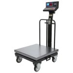 باسکول پرینتردار محک 300 کیلوگرم گالوانیزه چرخدار